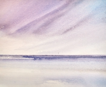 Late skies, St Annes-on-sea beach